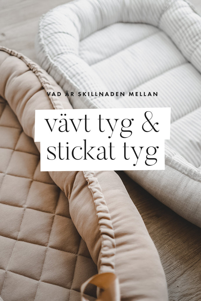 Vävt tyg vs. stickat tyg