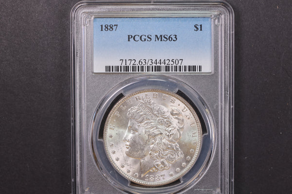 1 - Morgan Silver Dollar 1921 and Earlier Circulated at 's