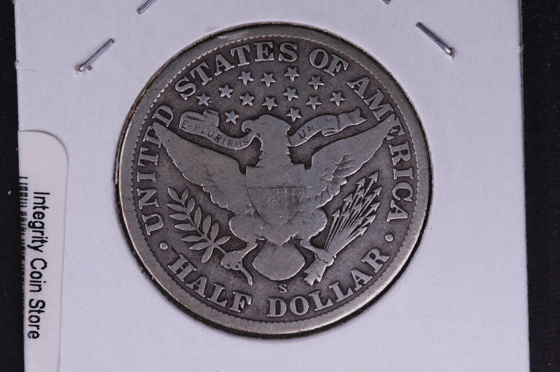 1905-S Barber Half Dollar. Average Circulated Coin. View all photos.