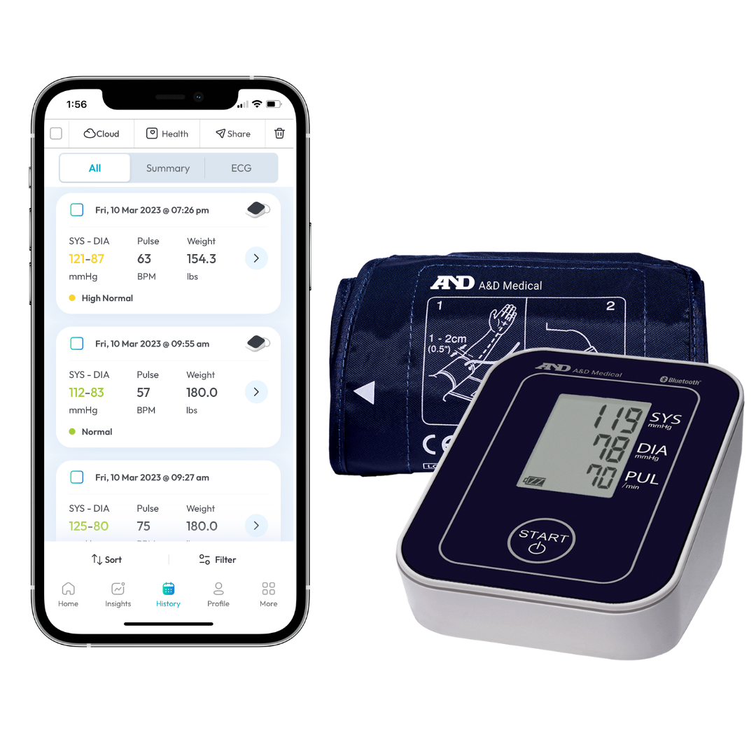 Best bluetooth and wireless smartphone connected blood pressure cuffs