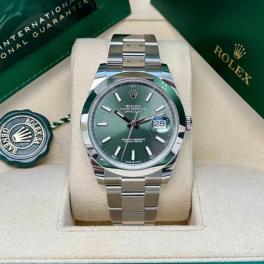 Rolex Datejust 41 126300 Green Dial