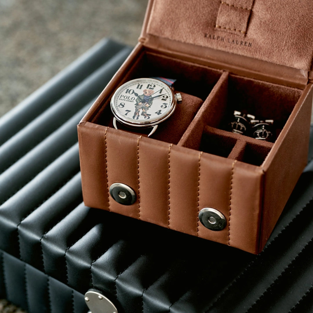Leather and enduring jewelry box