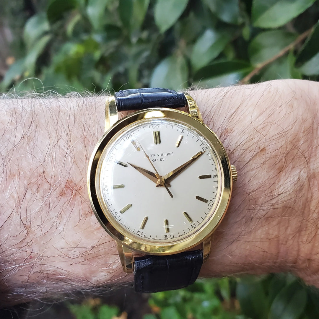 smaller wrists: Patek Philippe Calatrava (37 mm or 38 mm)