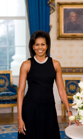 Michelle Obama in Cartier Tank Française