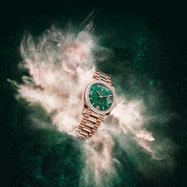 New Rolex Day-Date 36 Ref 128345RBR Green Aventurine Watch in 2023