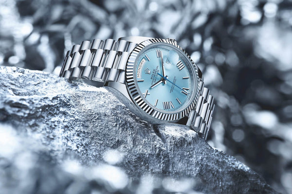 Rolex Day-Date 40 Ice Blue Dial 228236