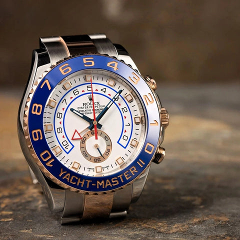 rolex yacht master black rose gold