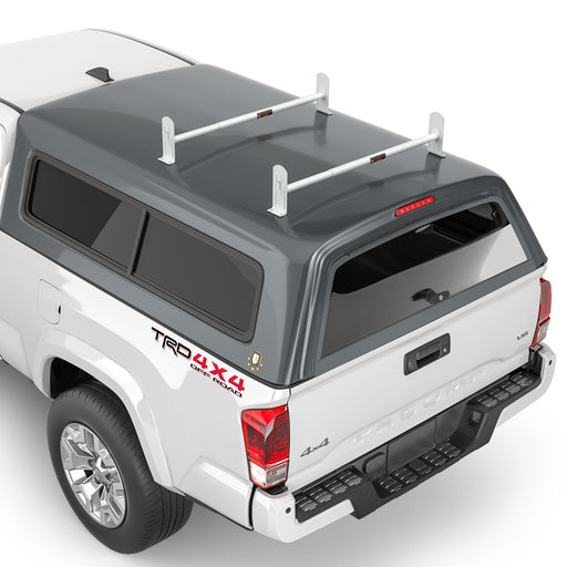 AA-Racks Aluminum 60 Universal Pickup Truck Topper Camper Shell Van Roof  Rack with Load Stop Black/ White (ADX32-C)