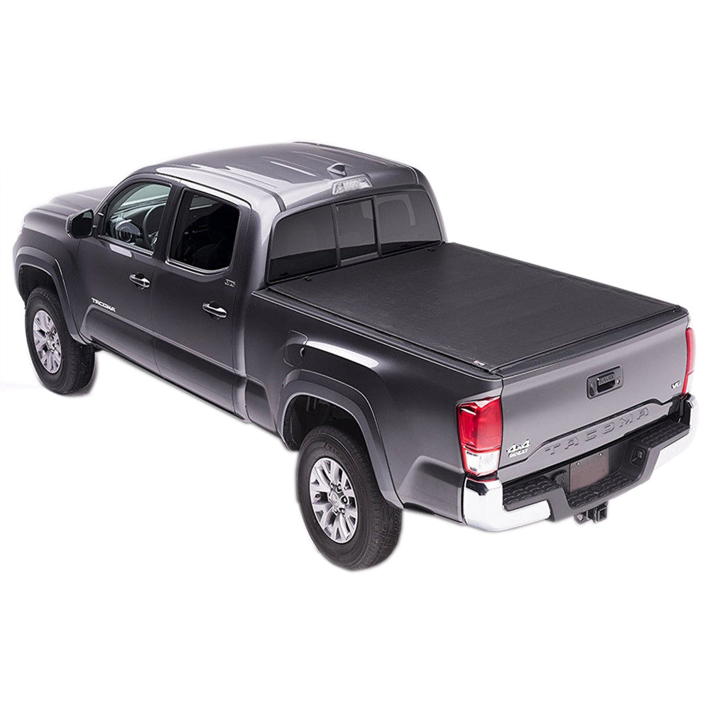 Aa Products Soft Roll Up Truck Bed Tonneau Cover Compatible Toyota Tacoma 2016 Up To 2018 Fits 5 Bed 6 Bed Tc Ro Ta 16 18 Aa Products Inc