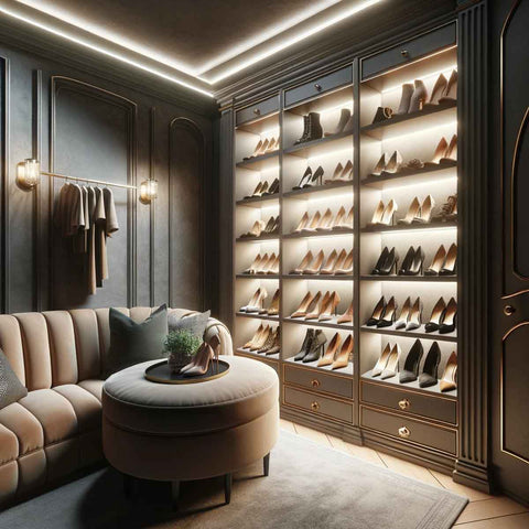 Image showing a collection of heels and shoes.