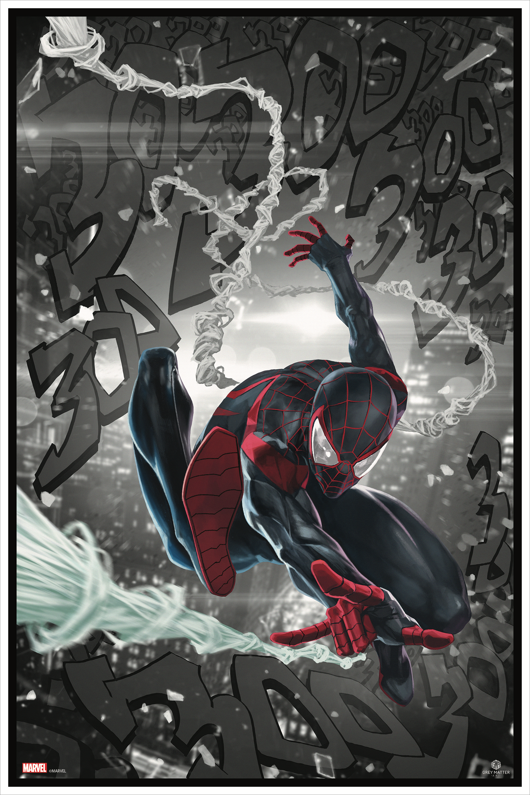 Miles Morales Spider-Man #19 Variant by Skan Srisuwan – Grey Matter Art