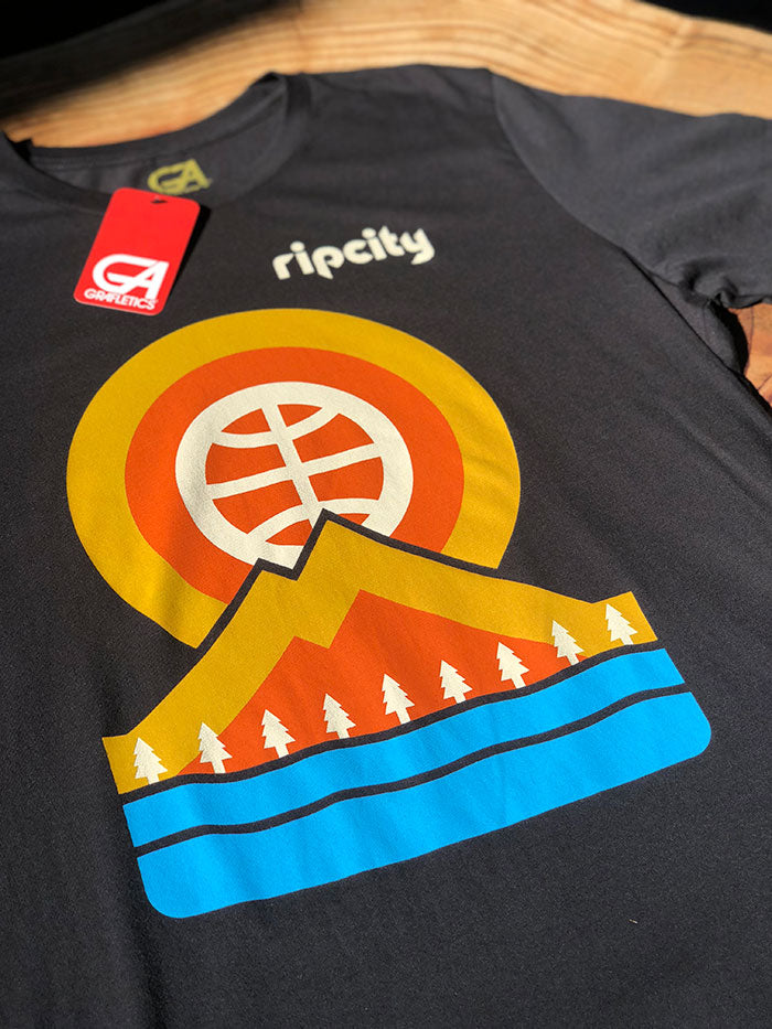 Grafletics Portland Trail Blazers Collaboration, Rip City Retro Tee 1970's