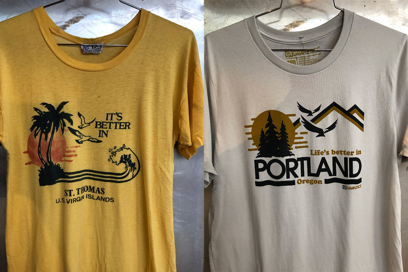Life's Better in Portland T-Shirt by Grafletics