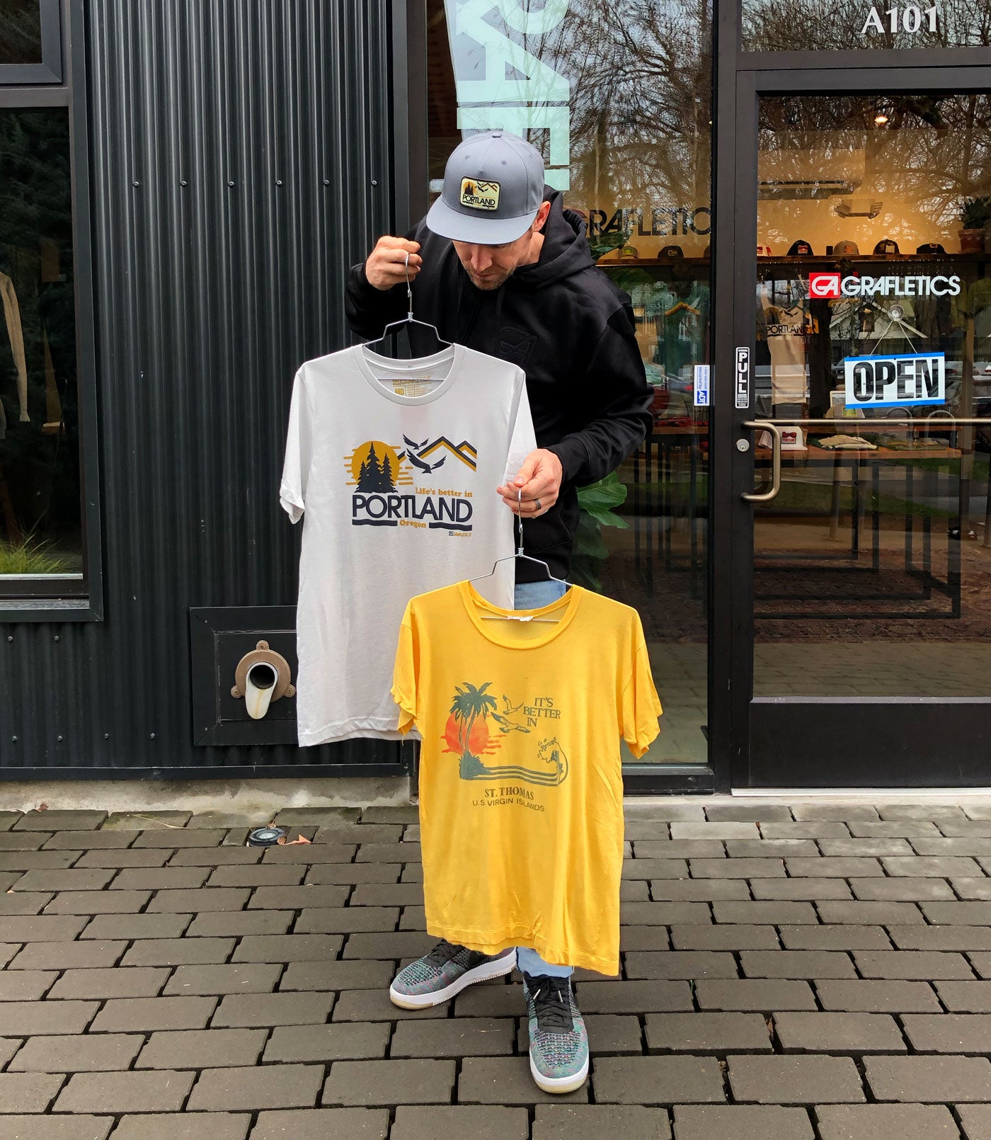 Life's Better in Portland T-Shirt by Grafletics