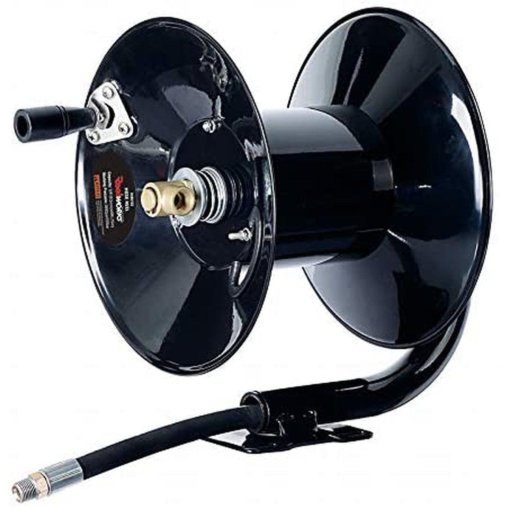 ReelWorks Air Hose Reel Retractable Hand Crank Reel 3/8