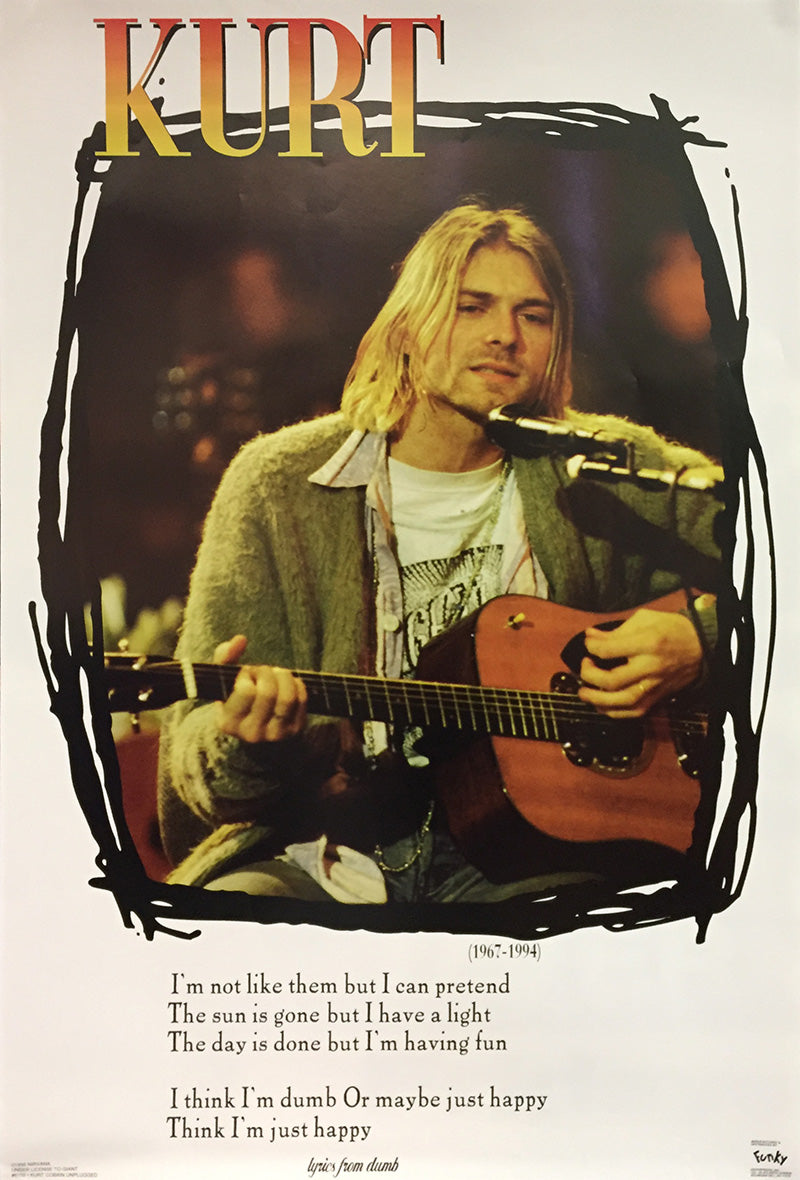 Stein Sagen cobain guitar poster Stichprobe