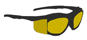 Lead glasses with front and side protection