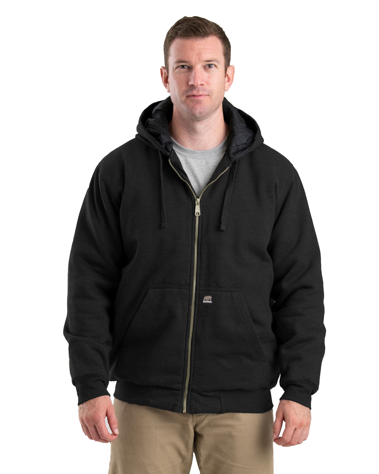 Insulated Duck Hooded Jacket - Mens