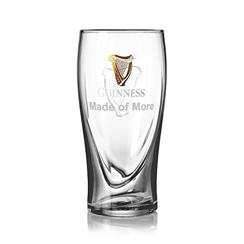 Guinness Toucan Pint Glass, Single Glass | 20oz Pints Drinking Cup | Thick  Beer Glasses Beer 20 oz Beer Can Glass