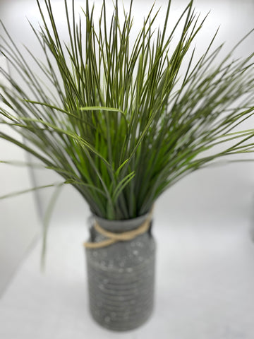 tall fake plant for bathroom, decorative grass in tall galvanized vase, artificial plants home decor