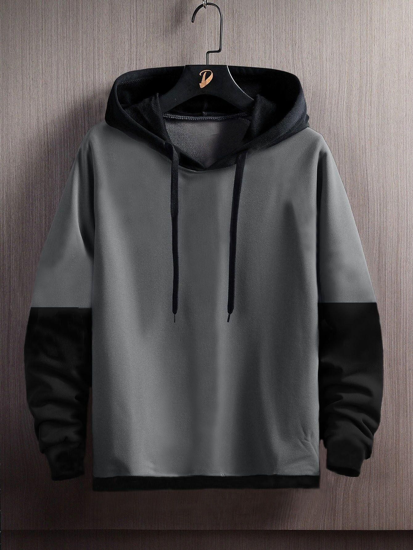 Cotton Full Sleeves Men Hooded Sweatshirt, Size: M TO XXL at Rs
