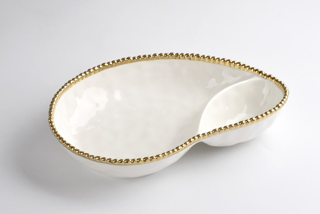 2 Section Serving Piece