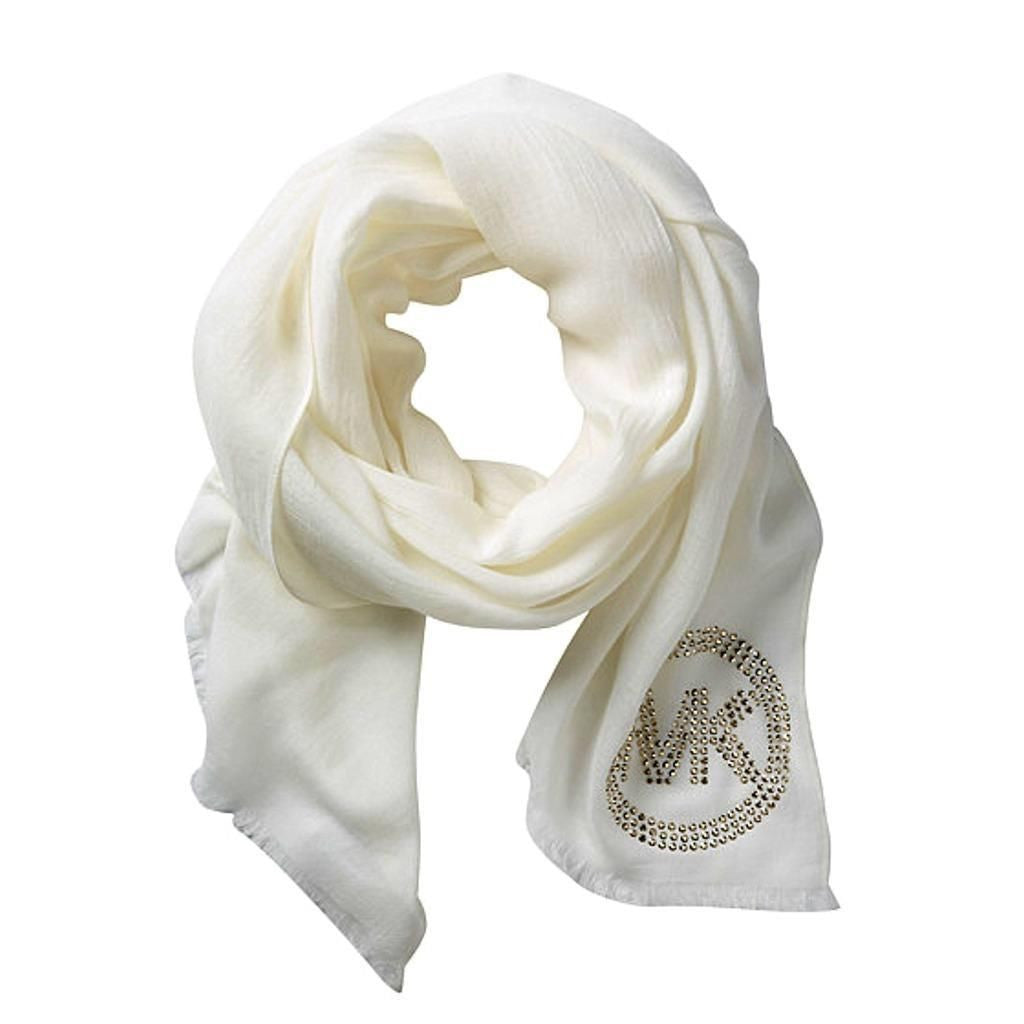 michael kors logo scarf