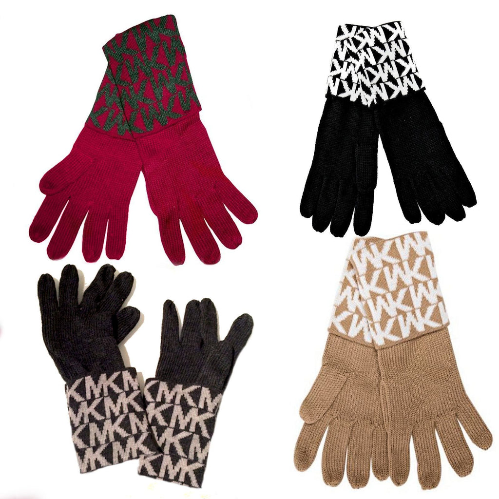 michael kors knit gloves