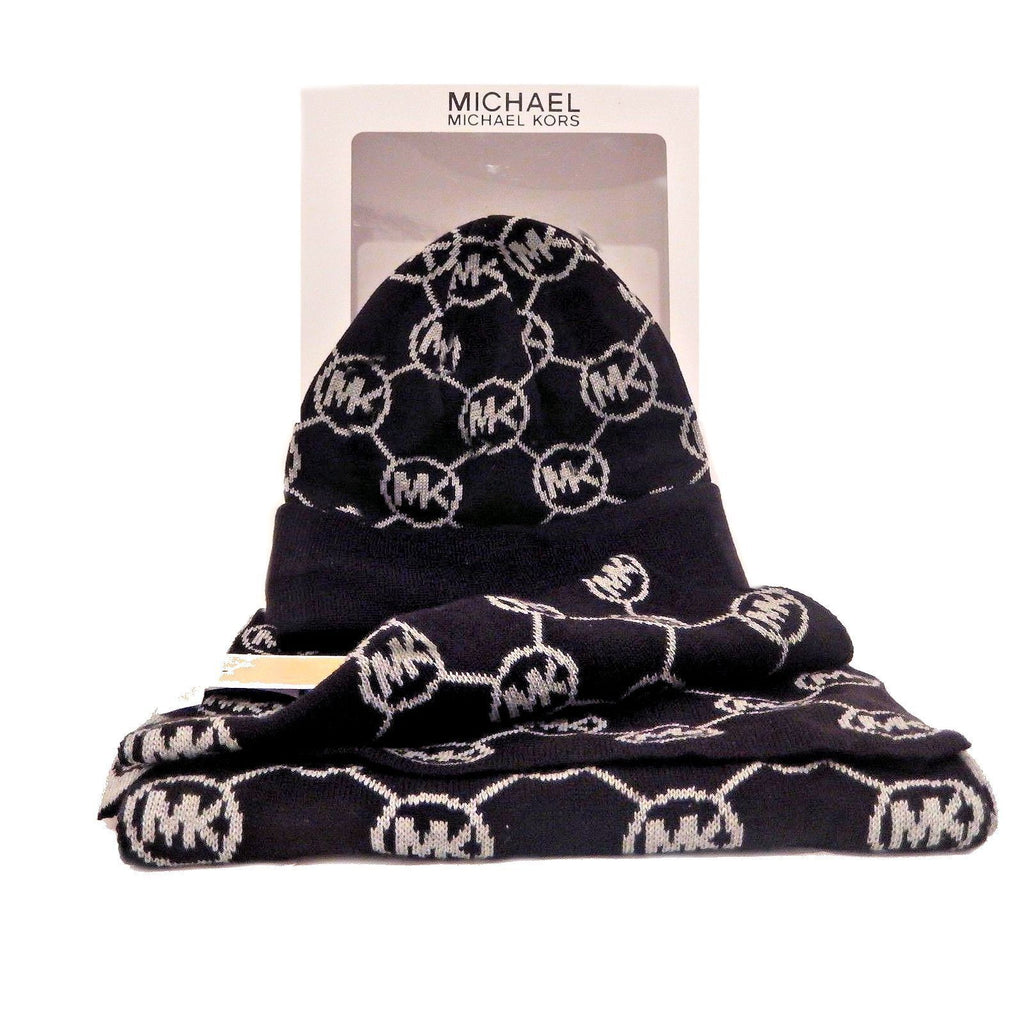 mk logo scarf