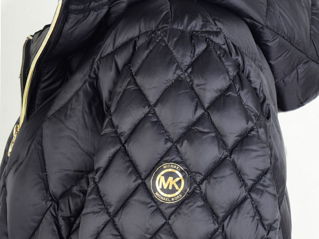 michael michael kors quilted nylon packable hooded puffer jacket