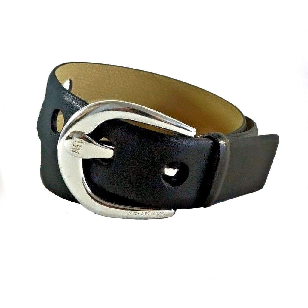 michael kors leather belt