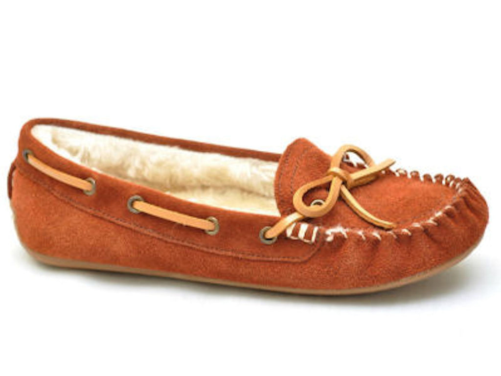 lucky brand fur lined moccasins