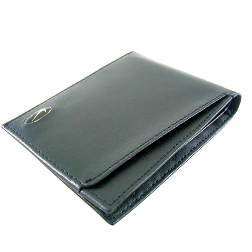 black leather nike wallet