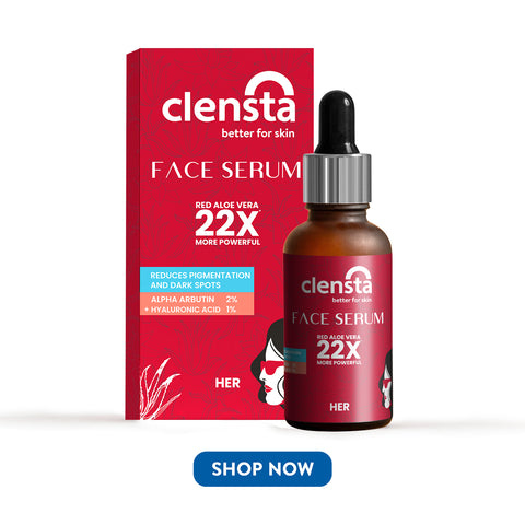 Face Serum With 2% Alpha Arbutin & 1% Hyaluronic Acid - clensta.com