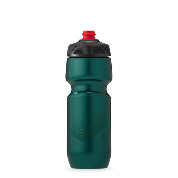 Polar Bottle Sport Insulated Water Bottle 20oz Contender Olive/Silver