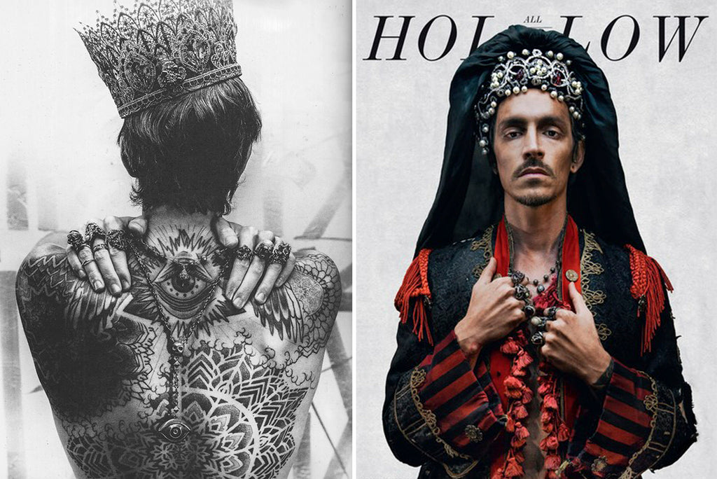 Brandon Boyd in All Hollow Magazine • Lee Brevard Eladio Rosary