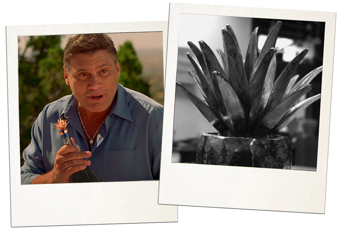 Don Eladio & Closeup of the Zafiro Anejo Tequila Stopper for Breaking Bad by Lee Brevard