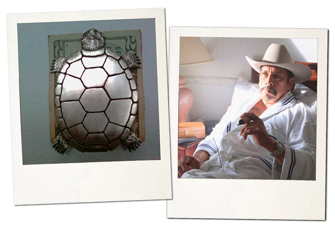 Lee Brevard Sterling Silver Tortuga Money Clip Polaroid images from Breaking Bad