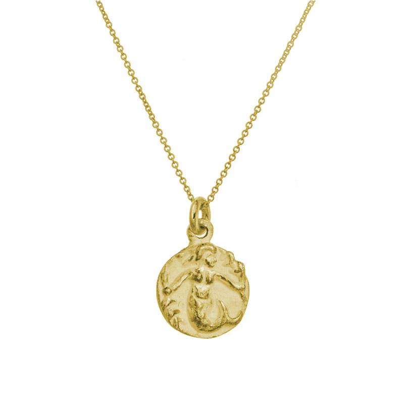 Mermaid Charm Necklace • LEE BREAVRD • 18k Gold - LEE BREVARD