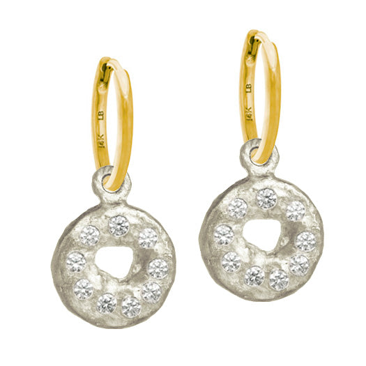 14kt yellow baby cluster earrings – Gabby Elan