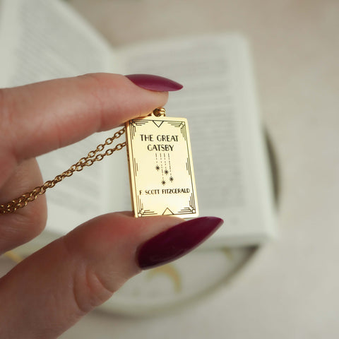 The Great Gatsby Book Necklace