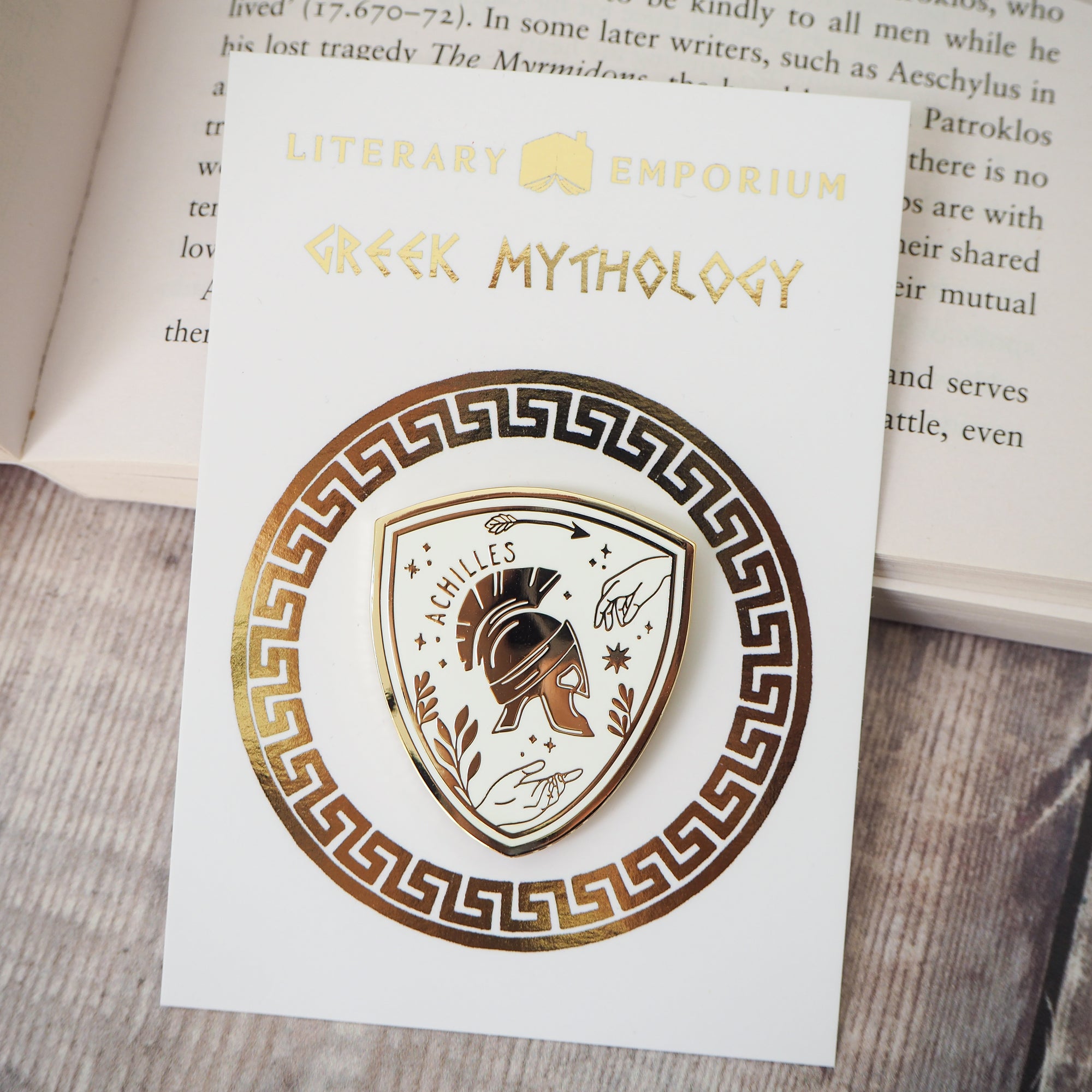 Artemis Goddess of Hunting Enamel Pin Greek Mythology Collection Book Pin  Badge Feminist Pin Literature Gift Dark Academia 