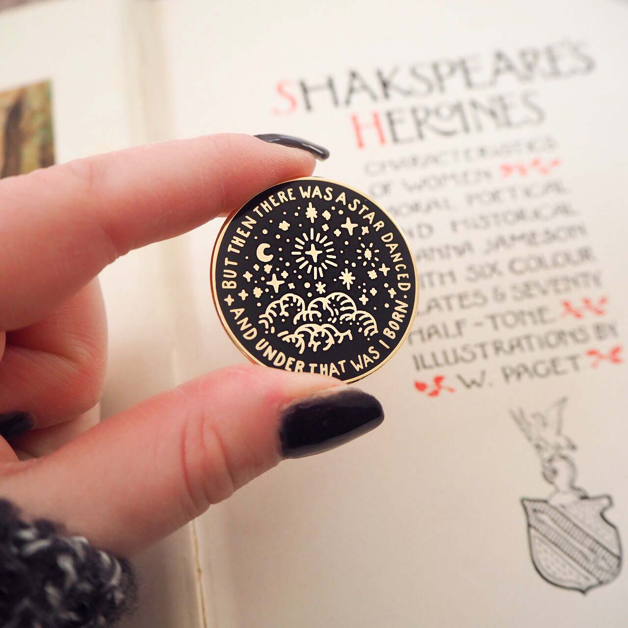 SimplyKatyprints Book Enamel Pin, Enamel Pin, Book Pin, Book Enamel Pin, Pin Badge, Book Lover Gift, Bookworm Gift, Book Lover, Book Club ,Book Gift