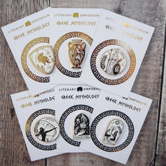 Greek Mythology Enamel Pin Badge Set 