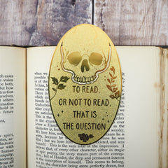 Hamlet Brass Bookmark