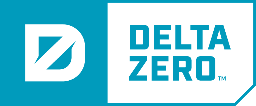 Delta Zero Glove Testing Logo Blue