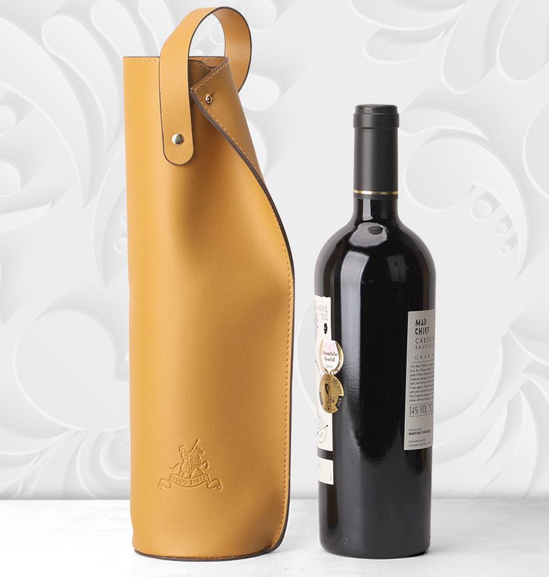 Single carry wine leather bag_Wine Passions