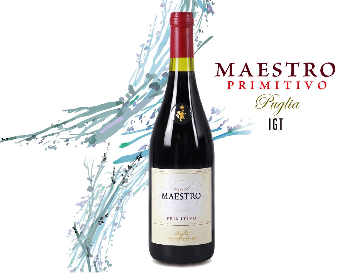 Amatore Maestro PRIMITIVO Puglia IGT_Cielo e Terra_Red Wine_Merlot / Cabernet Sauvignon / Refusco