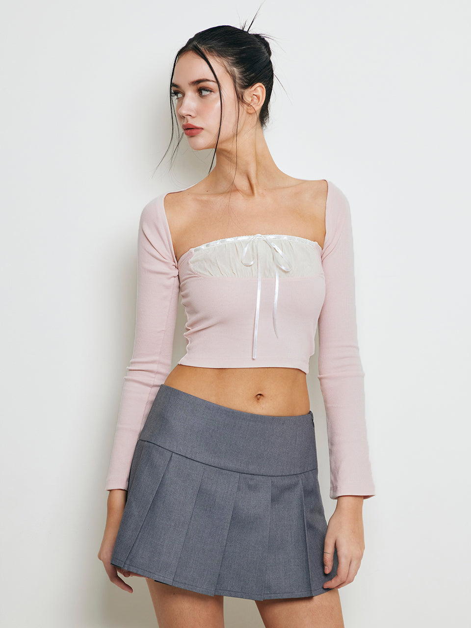 NOT YOUR ROSE SS2312 Daisy bolero set Pink – Lines Up