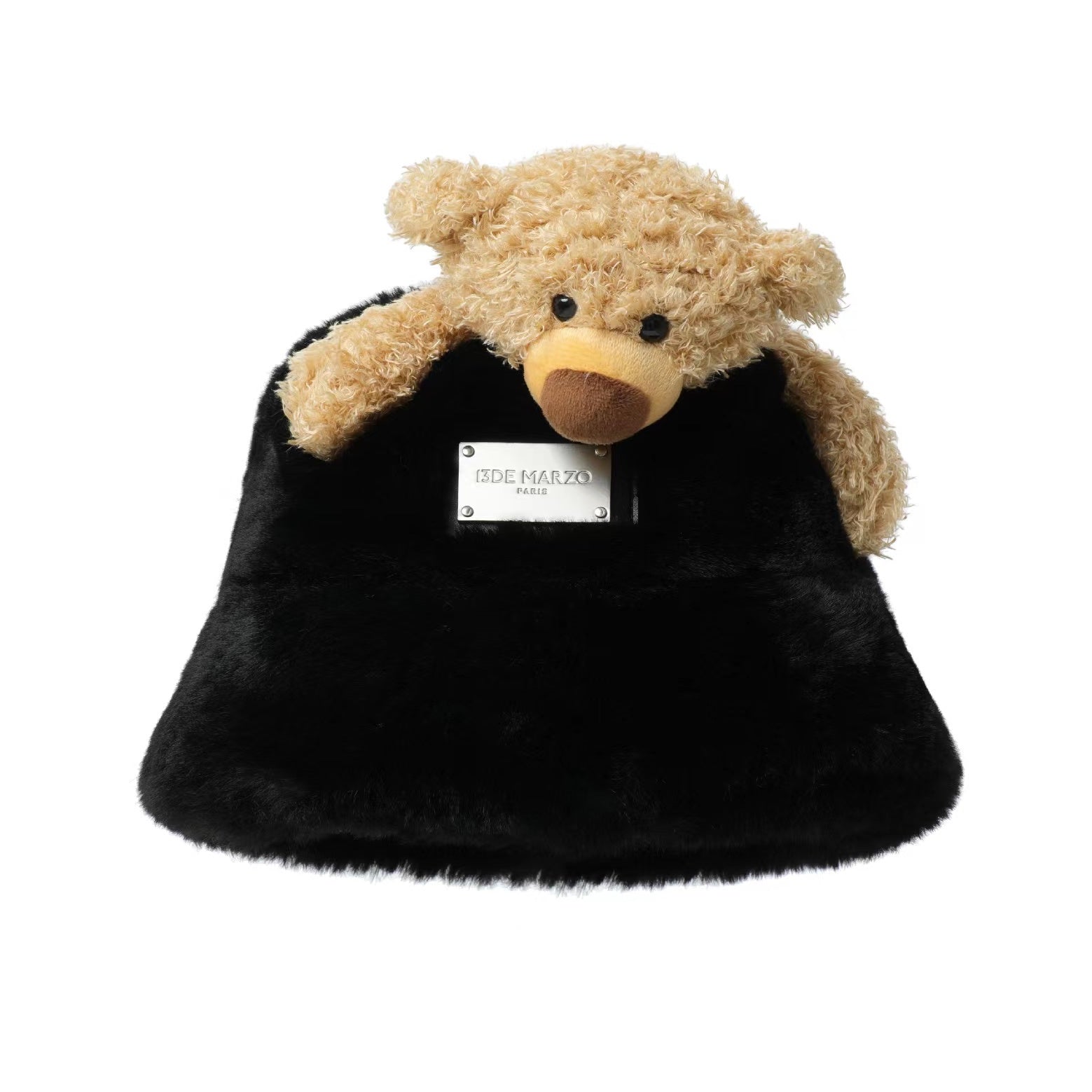 13DE MARZO | SS2404 Palda Bear Cafe Maid Hat Black – Lines Up